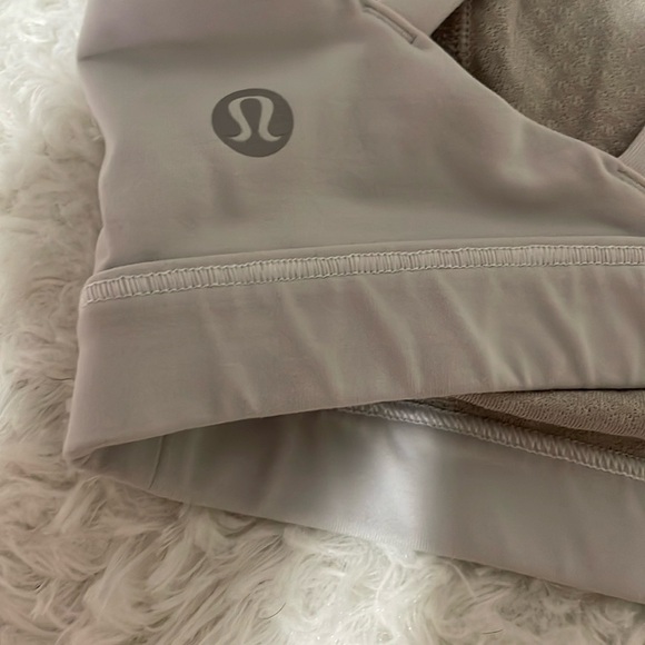 Lululemon athletic Women's Gray and cream Sports Bra - Picture 2 of 8